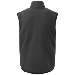 Online Bigdude Nylon Polar Fleece Gilet Black/Charcoal Coats & Jackets