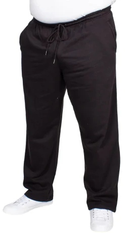 Outlet Bigdude Open Hem Joggers Twin Pack Black/Navy Sweatpants