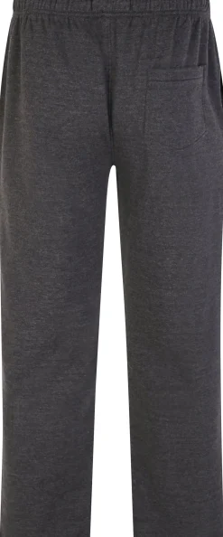 Hot Bigdude Open Hem Joggers Charcoal Sweatpants