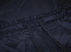 Fashion Bigdude Open Hem Loop Back Joggers Navy Sweatpants