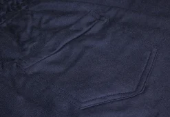 Fashion Bigdude Open Hem Loop Back Joggers Navy Sweatpants