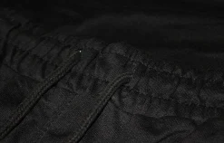 Clearance Bigdude Open Hem Loop Back Joggers Black Sweatpants