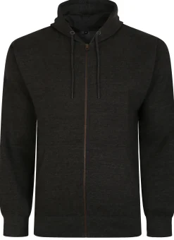Clearance Bigdude Original Full Zip Hoody Charcoal Hoodies