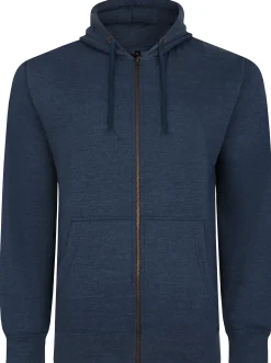 Outlet Bigdude Original Full Zip Hoody Dark Denim Hoodies