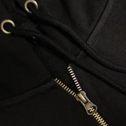 Discount Bigdude Original Full Zip Hoody Black Tall Hoodies