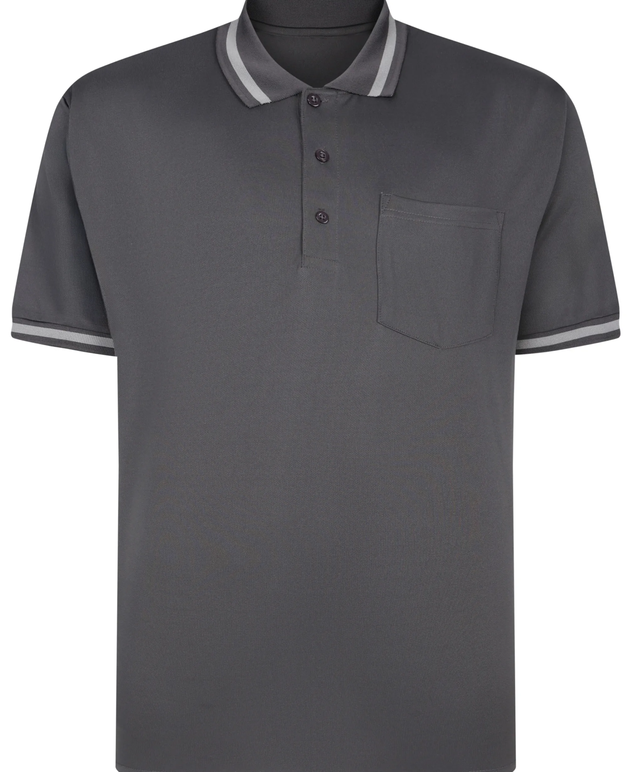 Hot Bigdude Performance Polo Charcoal Polo Shirts
