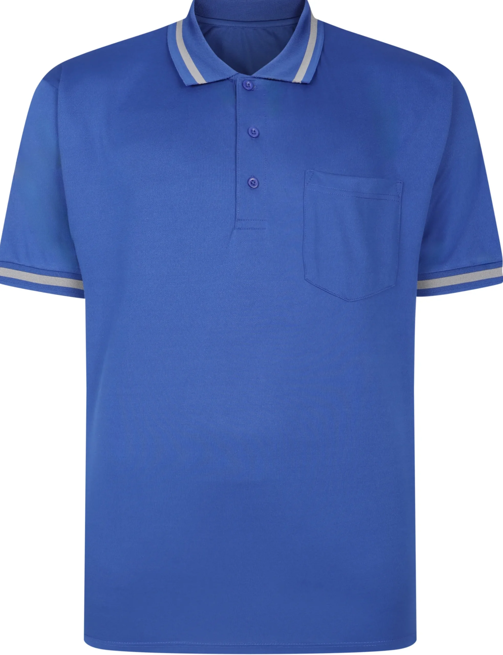 Clearance Bigdude Performance Polo Deep Blue Polo Shirts