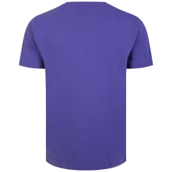 Fashion Bigdude Plain Crew Neck T-Shirt Violet T-shirts