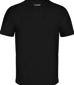 Best Bigdude Plain Crew Neck T-Shirt Black Pants|Cardigans
