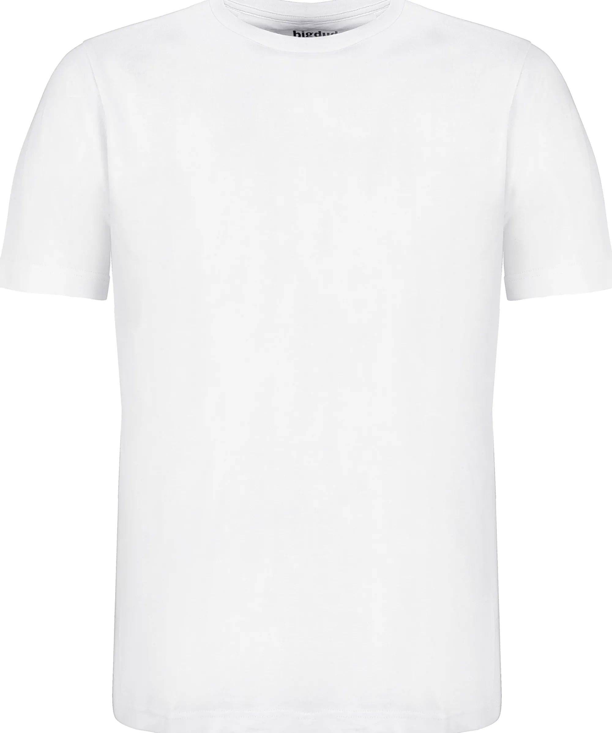 Hot Bigdude Plain Crew Neck T-Shirt White Pants|Cardigans