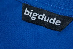 Best Bigdude Plain Crew Neck T-Shirt Royal Blue Tall Pants|Cardigans