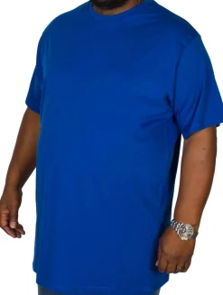 Hot Bigdude Plain Crew Neck T-Shirt Royal Blue Pants|Cardigans