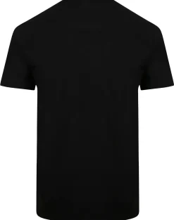 Best Bigdude Plain Crew Neck T-Shirt With Pocket Black T-shirts