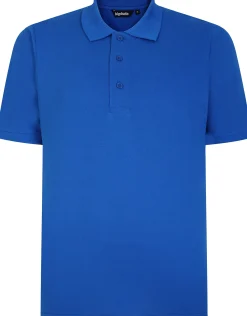 New Bigdude Plain Polo Shirt Royal Blue Polo Shirts