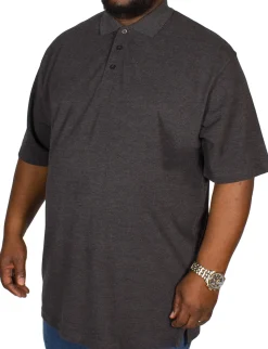 New Bigdude Plain Polo Shirt- Charcoal Polo Shirts