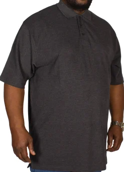 New Bigdude Plain Polo Shirt- Charcoal Polo Shirts