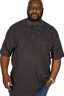 New Bigdude Plain Polo Shirt- Charcoal Polo Shirts
