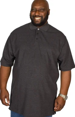 New Bigdude Plain Polo Shirt- Charcoal Polo Shirts