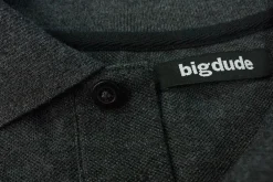 New Bigdude Plain Polo Shirt- Charcoal Polo Shirts
