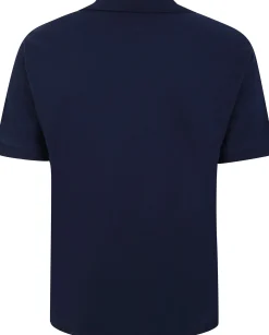 Sale Bigdude Plain Polo Shirt- Navy Polo Shirts