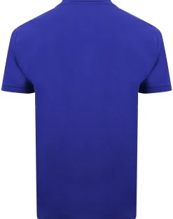 Discount Bigdude Plain Polo Shirt Cobalt Blue Polo Shirts