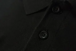 Fashion Bigdude Plain Polo Shirt Black Tall Polo Shirts