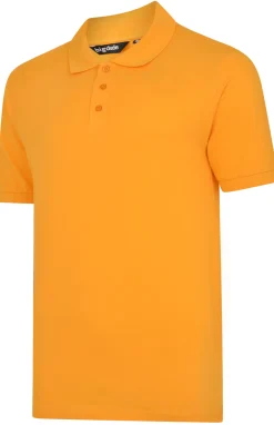 Sale Bigdude Plain Polo Shirt Orange Tall Polo Shirts