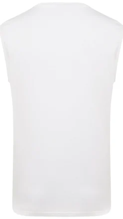 New Bigdude Plain Sleeveless T-Shirt White Tank Tops|T-shirts