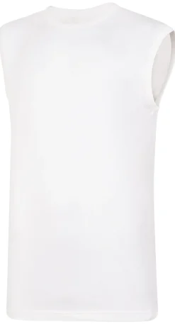 Clearance Bigdude Plain Sleeveless T-Shirt White Tall Tank Tops|T-shirts