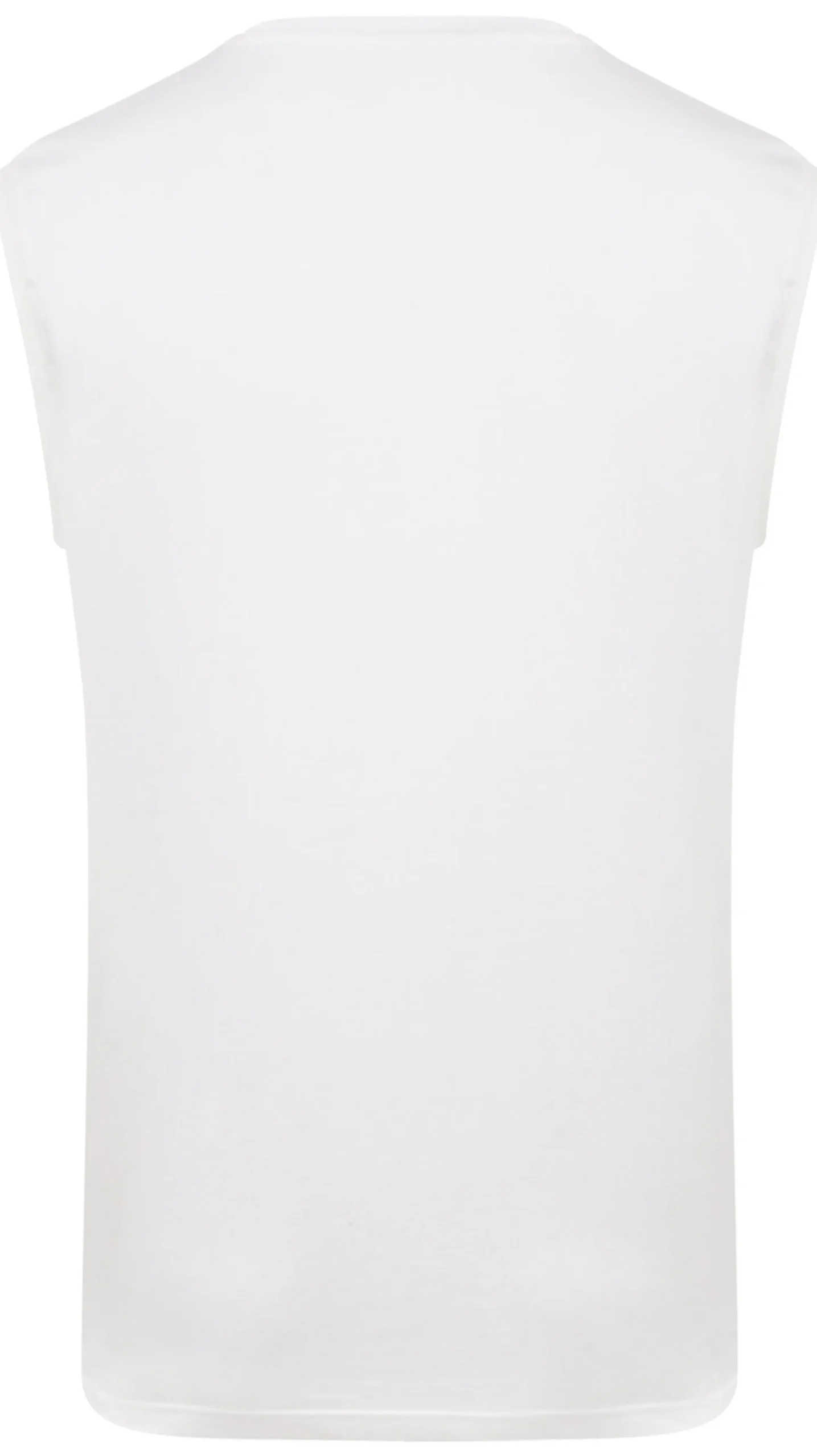 Clearance Bigdude Plain Sleeveless T-Shirt White Tall Tank Tops|T-shirts