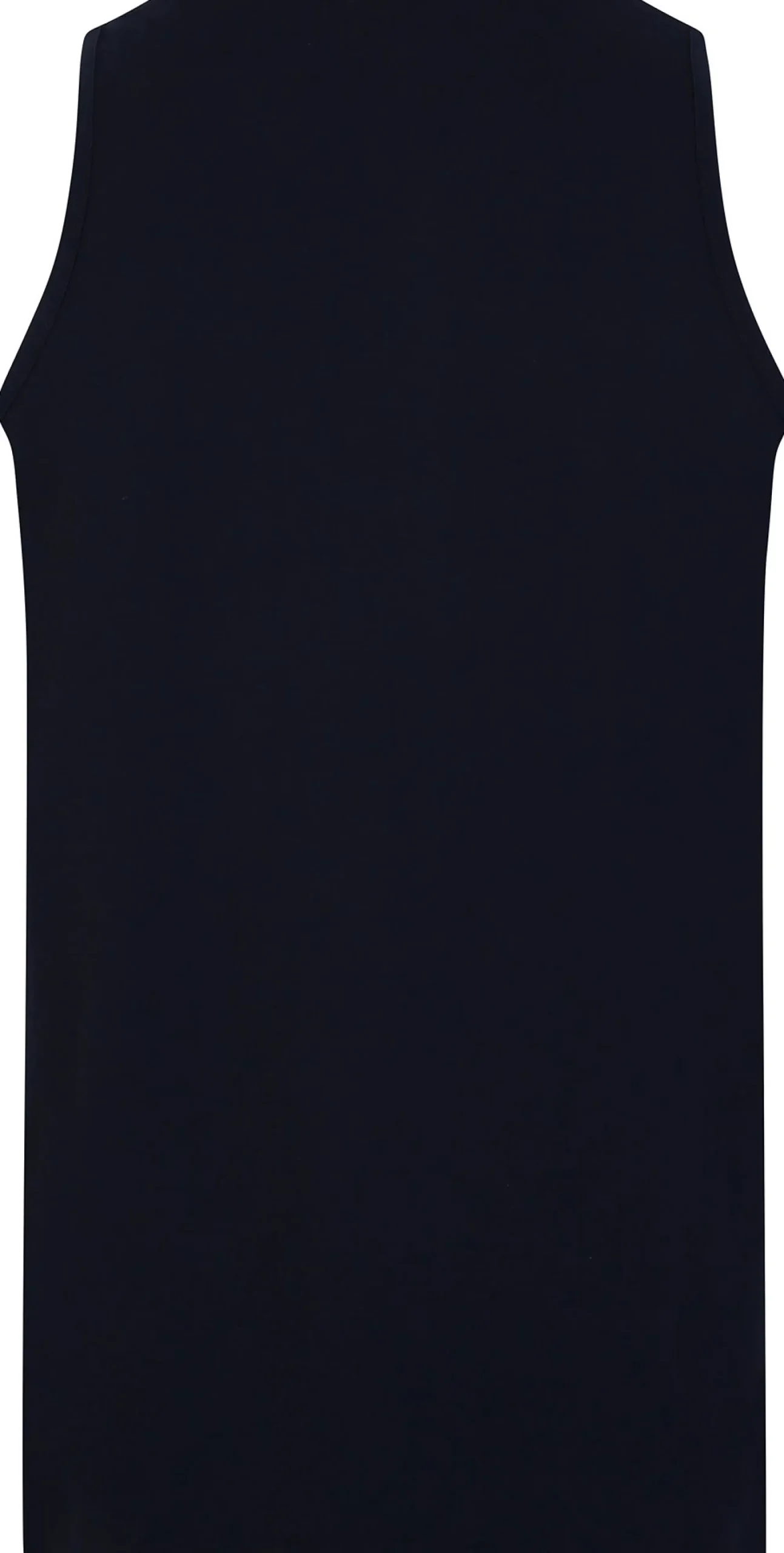 Discount Bigdude Plain Vest Navy Tank Tops