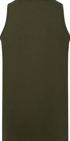 New Bigdude Plain Vest Olive Tank Tops