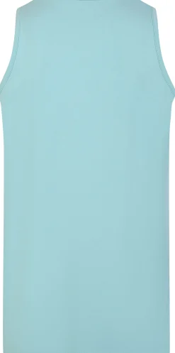 New Bigdude Plain Vest Turquoise Tank Tops