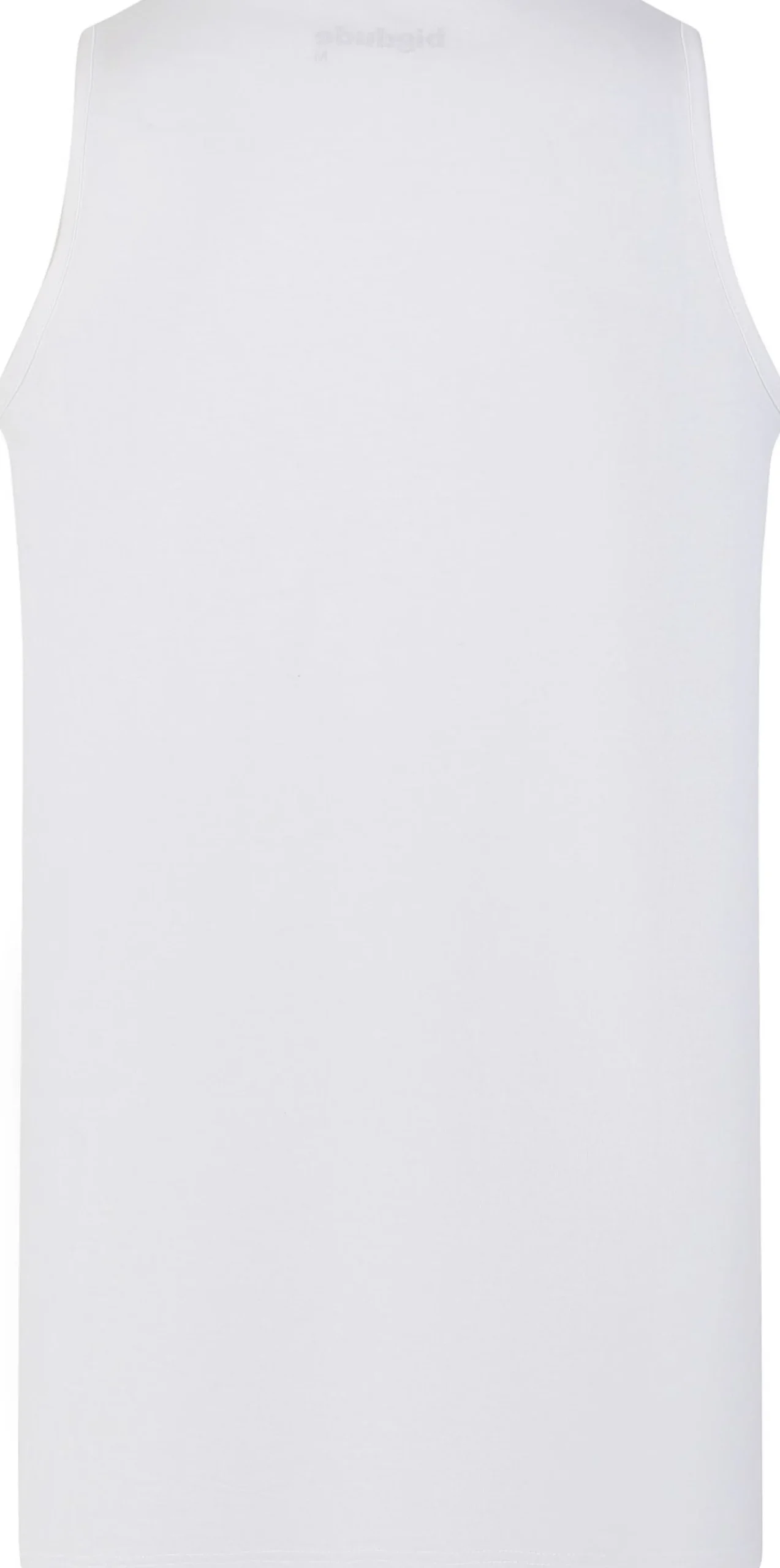 Discount Bigdude Plain Vest White Tank Tops