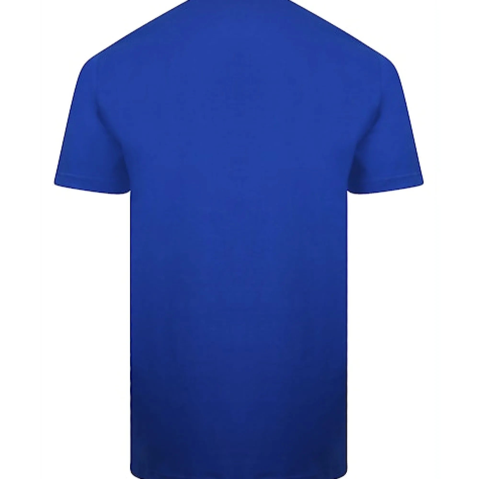 Outlet Bigdude Plain V-Neck T-Shirt Royal Blue T-shirts