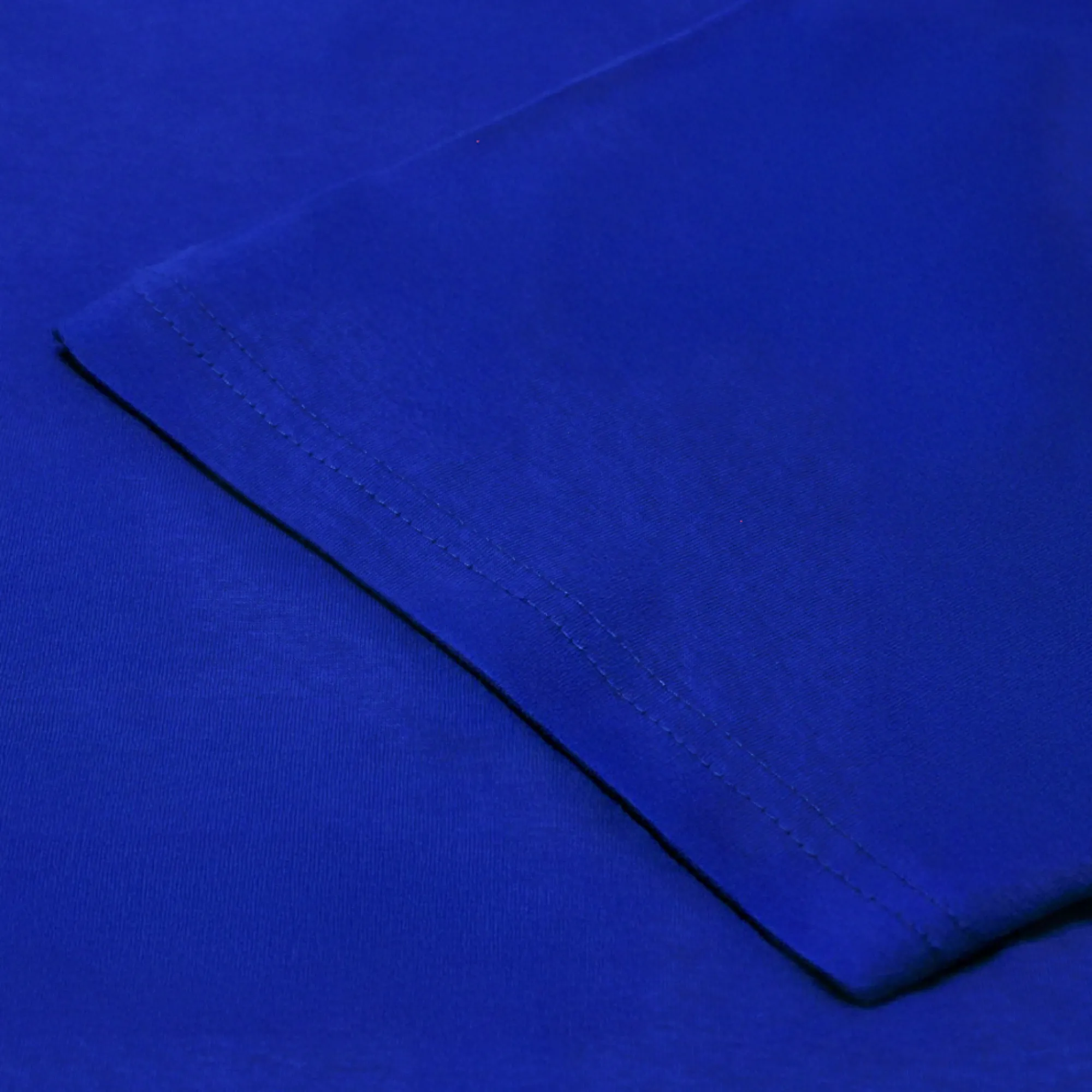 Outlet Bigdude Plain V-Neck T-Shirt Royal Blue T-shirts