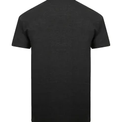 Outlet Bigdude Plain V-Neck T-Shirt Charcoal Marl T-shirts