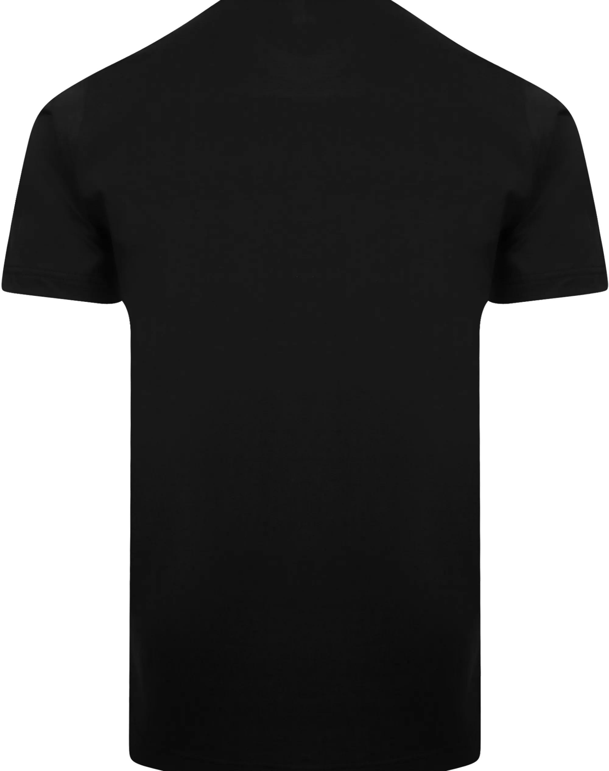 Hot Bigdude Plain V-Neck T-Shirt Black T-shirts