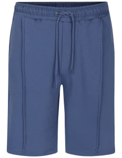 Fashion Bigdude Pleated Jogger Shorts Dusty Blue Shorts