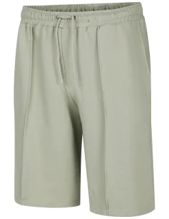 Fashion Bigdude Pleated Jogger Shorts Olive Shorts