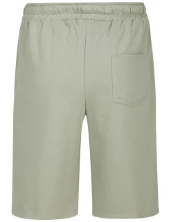 Fashion Bigdude Pleated Jogger Shorts Olive Shorts