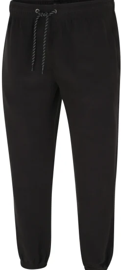 Clearance Bigdude Polar Fleece Joggers Black Sweatpants