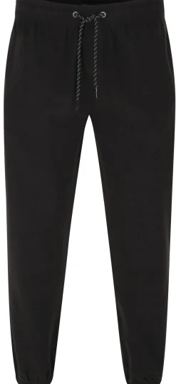 Clearance Bigdude Polar Fleece Joggers Black Sweatpants