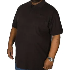 Hot Bigdude Polo Shirt With Pocket Black Polo Shirts