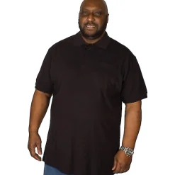 Hot Bigdude Polo Shirt With Pocket Black Polo Shirts