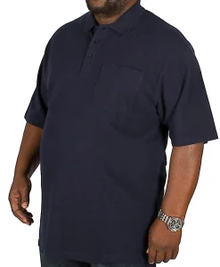 Best Bigdude Polo Shirt With Pocket Navy Polo Shirts
