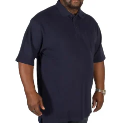 Best Bigdude Polo Shirt With Pocket Navy Polo Shirts