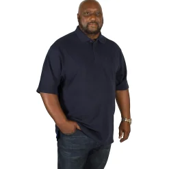 Best Bigdude Polo Shirt With Pocket Navy Polo Shirts