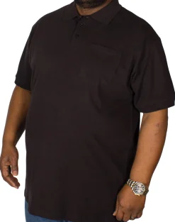 Best Bigdude Polo Shirt With Pocket Black Tall Polo Shirts