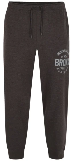 Fashion Bigdude Printed Joggers Charcoal Sweatpants